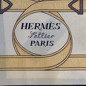 Vintage Hermes Scarf 35”x35” 100% Silk